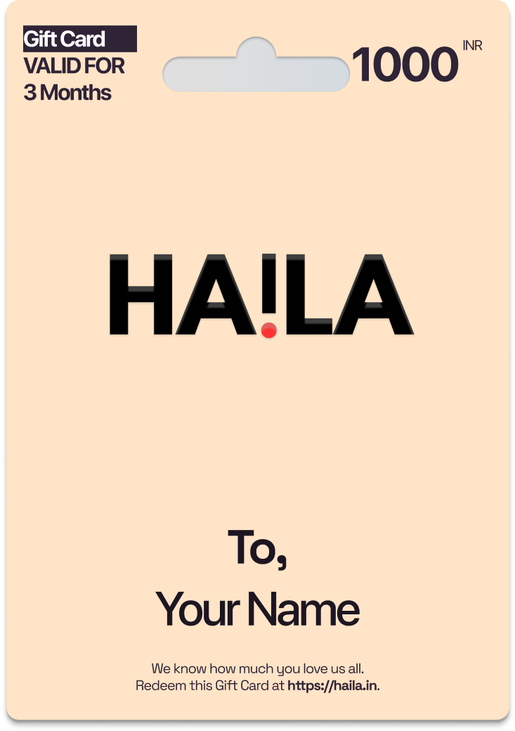 Haila™ E-Gift Card | Share Online